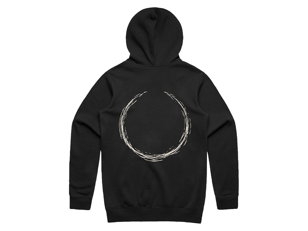 Circle Hoodie Black 