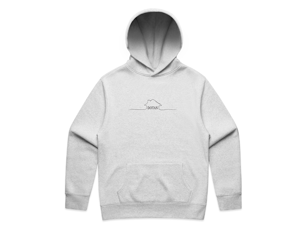 Home Hoodie White Heather