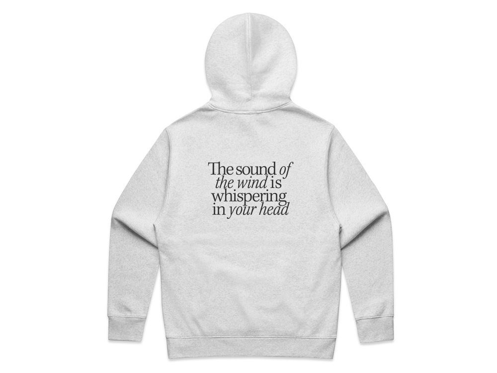 Home Hoodie White Heather
