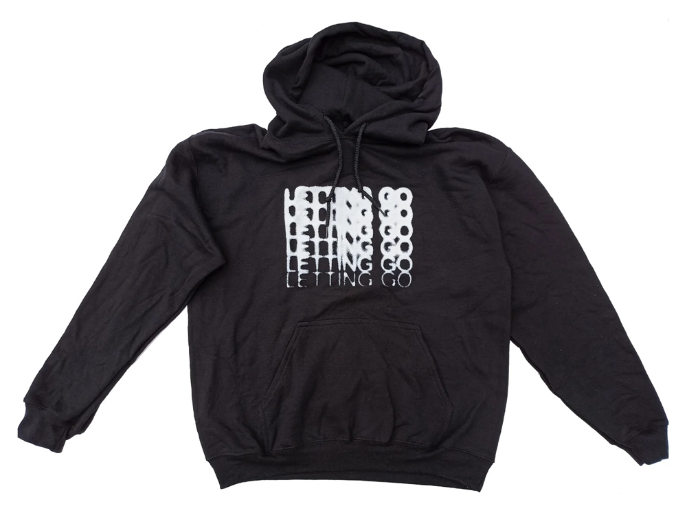 Letting Go Hooded Sweater Black