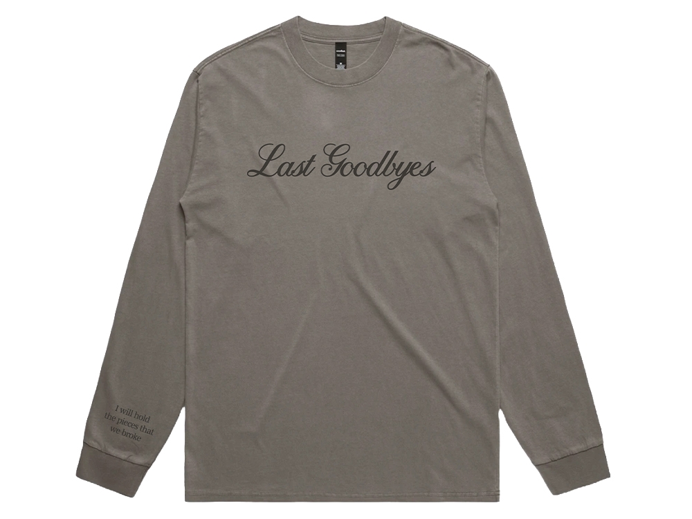 Last Goodbyes Longsleeve Faded grey
