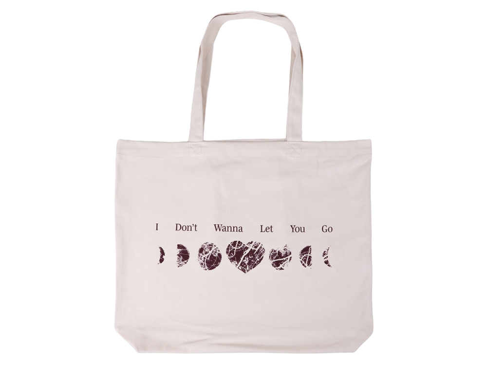 I don't wanna let you go Shopper bag Off white