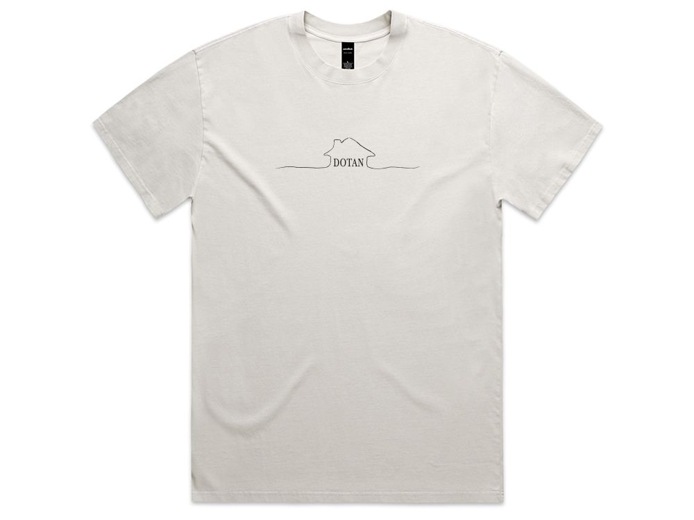 Home T-shirt Faded Bone