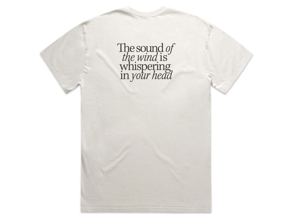 Home T-shirt Faded Bone