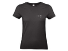 I LOVE YOU Ladies T-Shirt Black