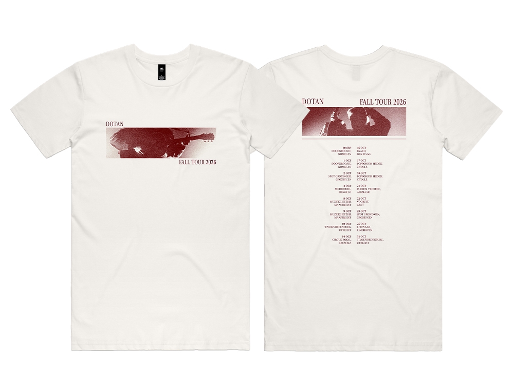 Tour 2026 T-shirt Natural