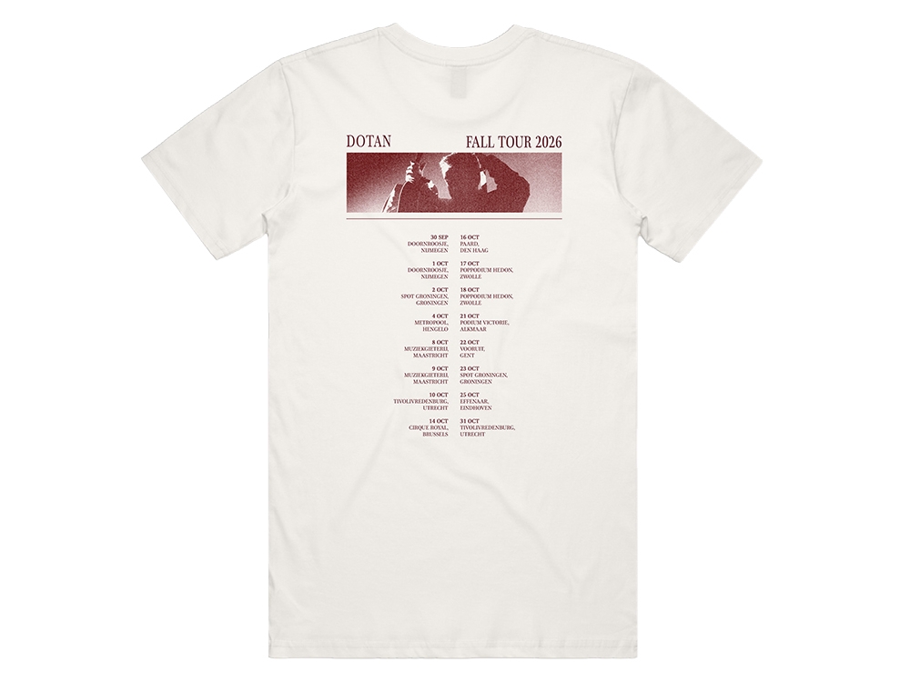 Tour 2026 T-shirt Natural